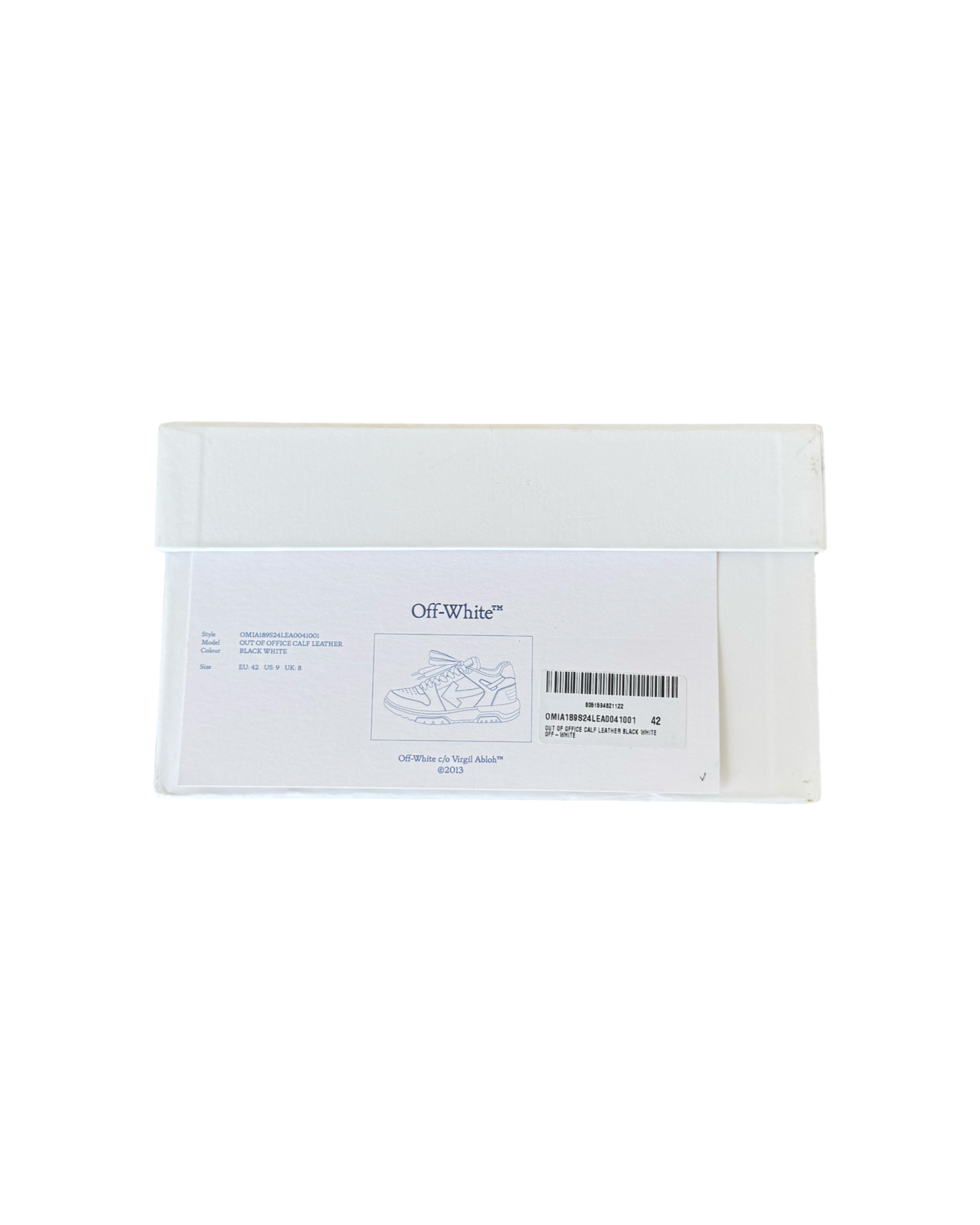 OFF-WHITE OUT OF OFFICE CALF LEATHER